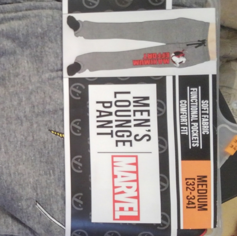 Deadpool Men's Lounge Pants, size M, NWT